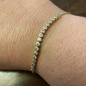 Baublebar 18k gold plated CZ bracelet